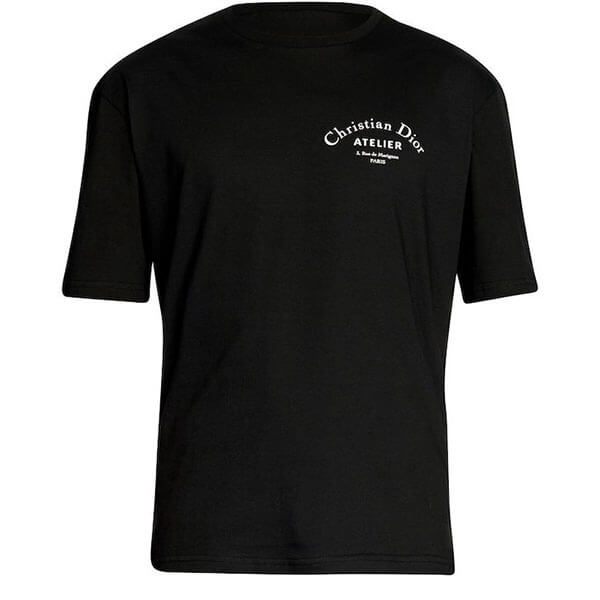 20SS☆ ディオール☆“ルブタン ディオール Atelier” ロゴ*Tシャツ＊Black 863J621I0533_C980