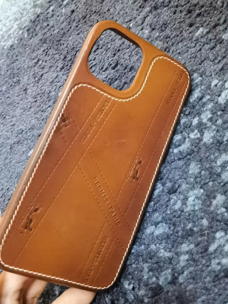 エルメス iPhone12・ iPhone13・13Proケース コピー《ボルデュック》H0007441A34