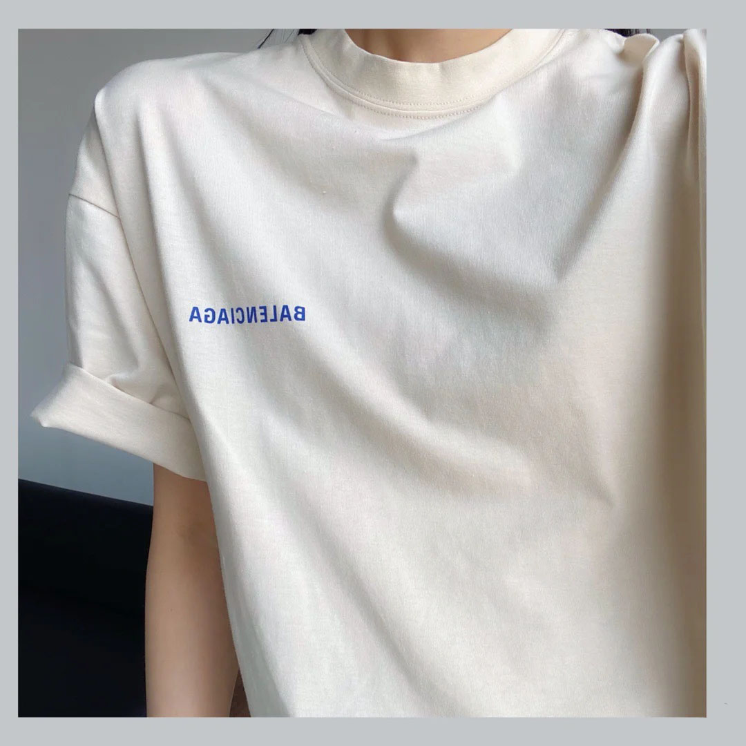 争奪戦♡バレンシアガ  Tシャツ コピー★メンズ背中ロゴミディアムフィットTシャツ各色 21053111