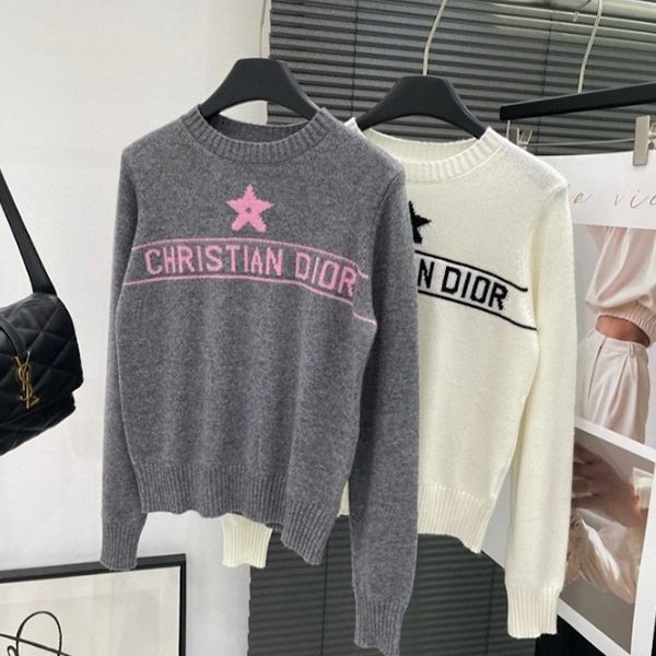 完売色あり！ディオール カシミヤ ロゴ セーター ニット344S57AM003