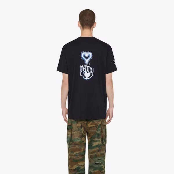 人気No1ジバンシィ 偽物 Love プリント オーバーサイズ Tシャツ BM716N3YH3