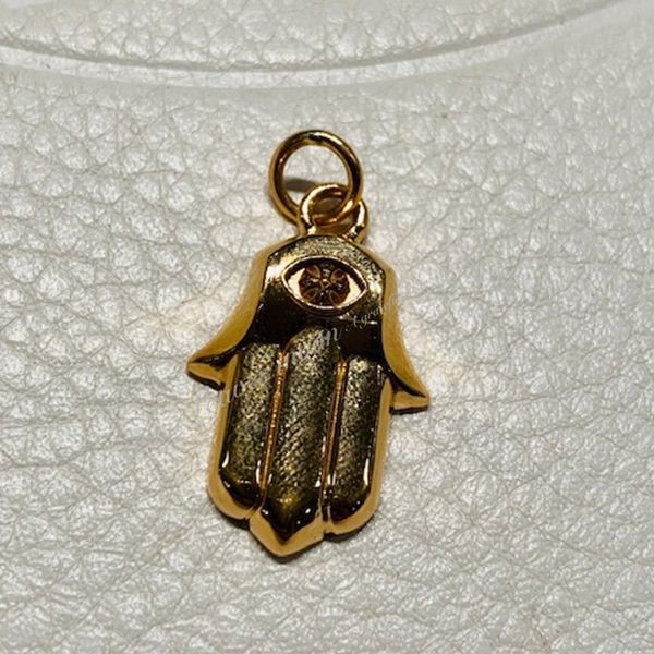 【関税・送料込】クロムハーツ【22K GOLD ハムサハンド偽物】◆チャーム††ch10176