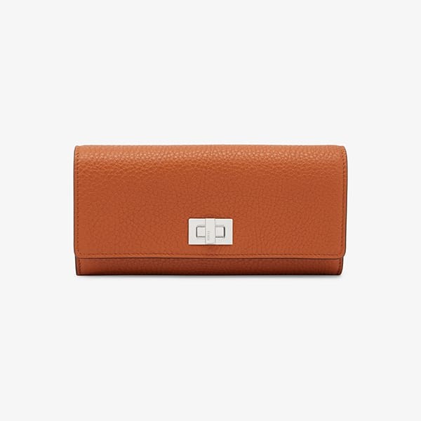 ☆超人気☆フェンディ ピーカブー コンチネンタル レザー ウォレット 偽物 4色 8M0427A91BF11IE