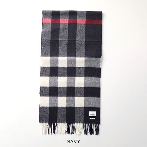 目玉商品！バーバリー マフラー 偽物HALF MEGA CHECK CASHMERE SCARF8015550