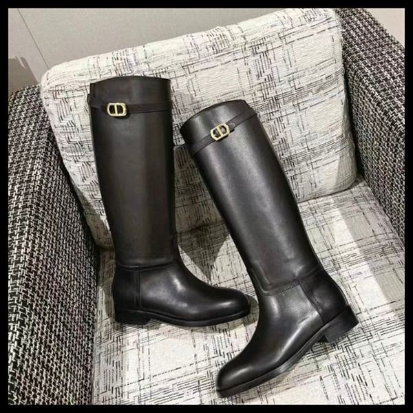 【ブティック】【シンプルなのにオシャレ☆】ディオール ロングブーツ 偽物KDI828VEA