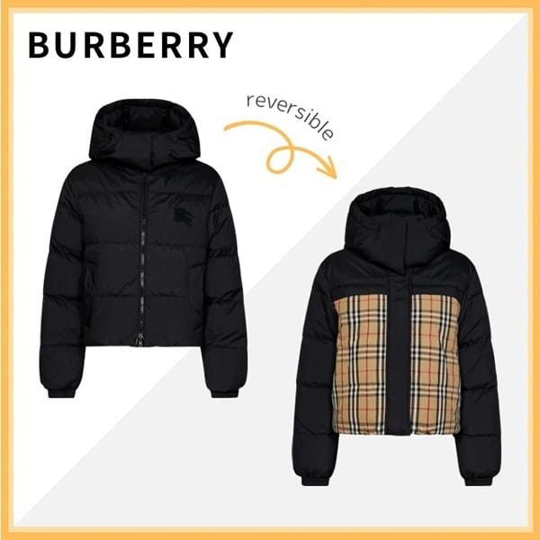 【奇跡の再入荷！即発送】バーバリー クロップド リバーシブル パファージャケット 偽物 80794751