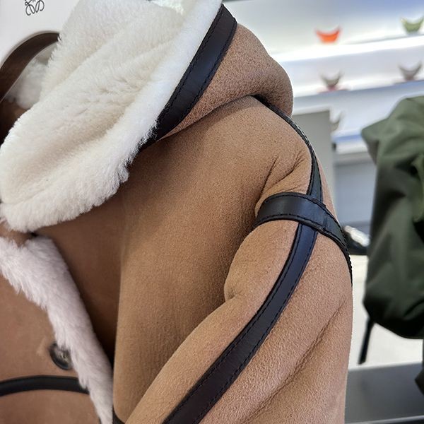 完売前に！ロエベ おしゃれムートンコート スーパーコピーlew12071