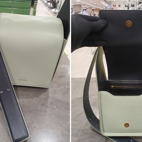《大人気》【ジルサンダー】スモールレザーショルダーバッグ コピーロゴ☆J07WD0024