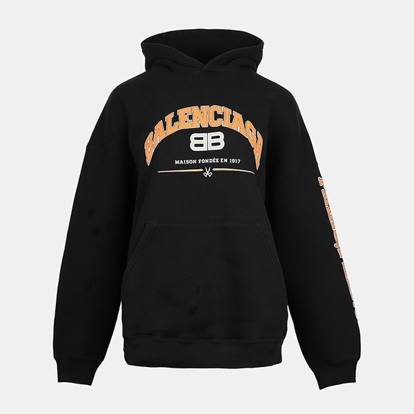超希少！《バレンシアガ》BBロゴフードTシャツ コピー675003 TLVJ2 1074