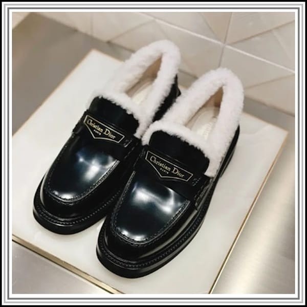 完売前に！ディオール BOY プラットフォーム ローファー コピー KDB863VES_S900