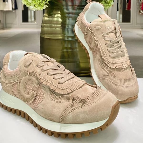 洗練デザイン♪ディオール C`EST DIOR フリンジ スニーカー コピー♪4色 KCK403SUH_S18U