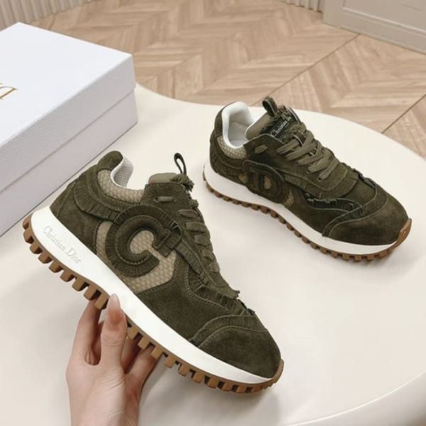 洗練デザイン♪ディオール C`EST DIOR フリンジ スニーカー コピー♪4色 KCK403SUH_S18U