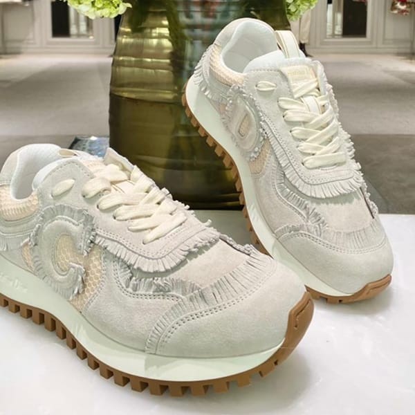 洗練デザイン♪ディオール C`EST DIOR フリンジ スニーカー コピー♪4色 KCK403SUH_S18U
