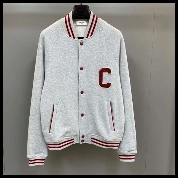 新色登場★セリーヌ カレッジスタイルテディジャケット Cパッチ 2Y16D345F.09XO