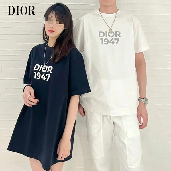 ディオール Tシャツ スーパーコピー リラックスフィット 2色 413J696F0554_C088