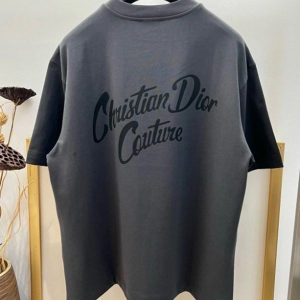 ディオール 1947 偽物シルク&コットンジャージーTシャツ483M648AT823_C889