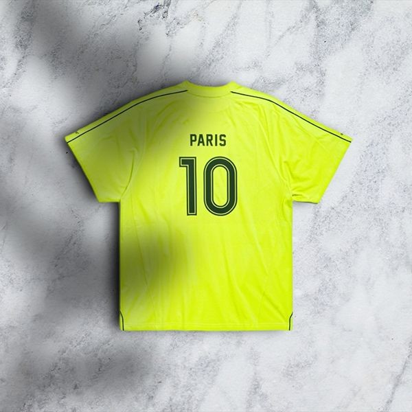 送料込追跡有バレンシアガ SOCCER T-SHIRT 偽物ユニフォームTシャツ777705TP