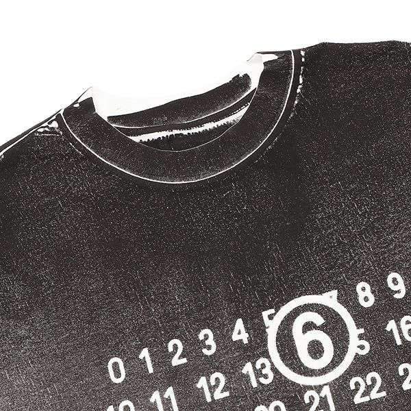 芸能人愛用MM6マルジェラ Tシャツ 激安 カットソー S62GD0172 S23588