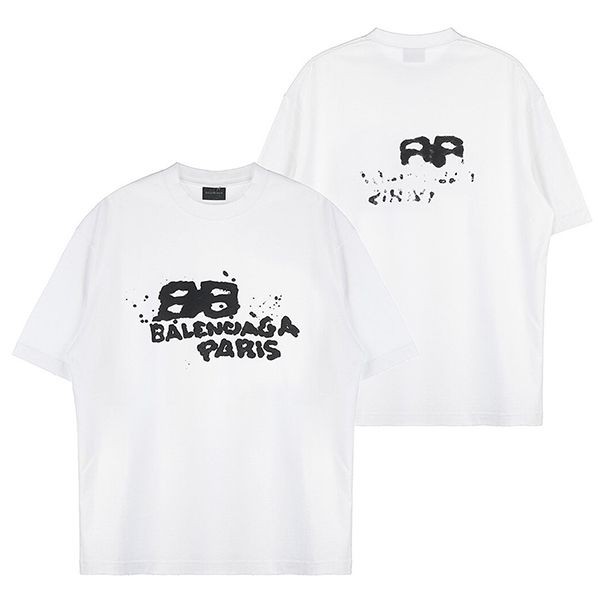 バレンシアガ HAND DRAWN BB ICONTシャツ 偽物bb04162