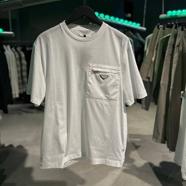 【やっぱり人気！】【プラダ】 Re-Nylon xジャージー Tシャツ パチモンpd04161