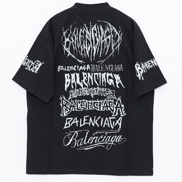 【バレンシアガ】DIY METAL Tシャツ 偽物ラージフィットbb04161