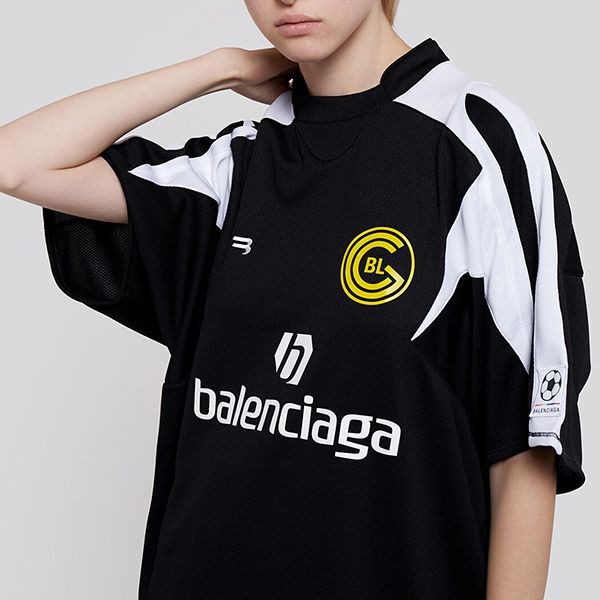 即納でお届けバレンシアガ サッカー Tシャツ コピーオーバーサイズbb04163