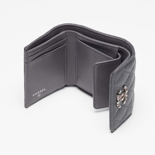 ナチュラル可愛い☆シャネル スモール フラップ ウォレット 三つ折り財布 AP3604 B14342 NR652