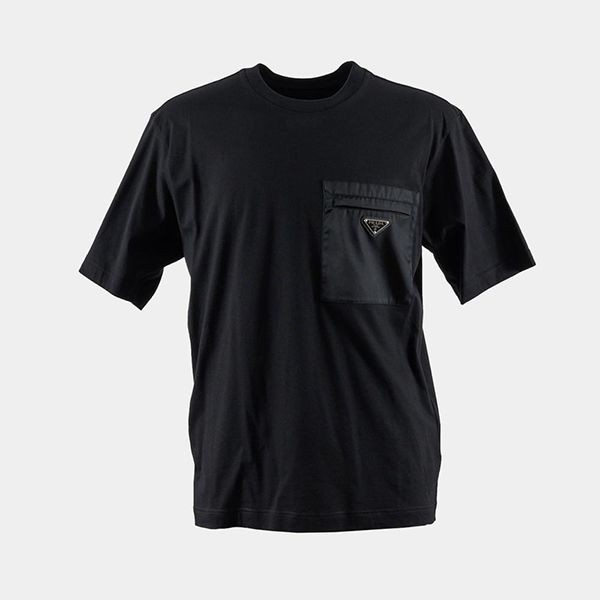 【やっぱり人気！】【プラダ】 Re-Nylon xジャージー Tシャツ パチモンpd04161