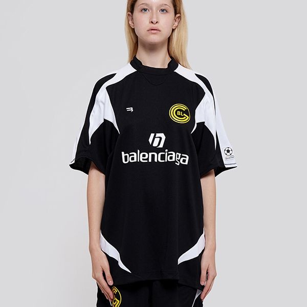 即納でお届けバレンシアガ サッカー Tシャツ コピーオーバーサイズbb04163