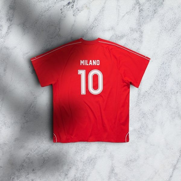 送料込追跡有バレンシアガ SOCCER T-SHIRT 偽物ユニフォームTシャツ777705TP