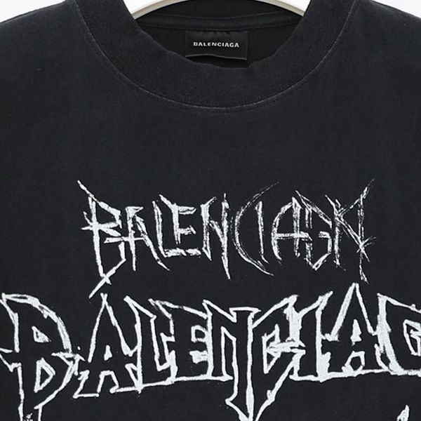 【バレンシアガ】DIY METAL Tシャツ 偽物ラージフィットbb04161