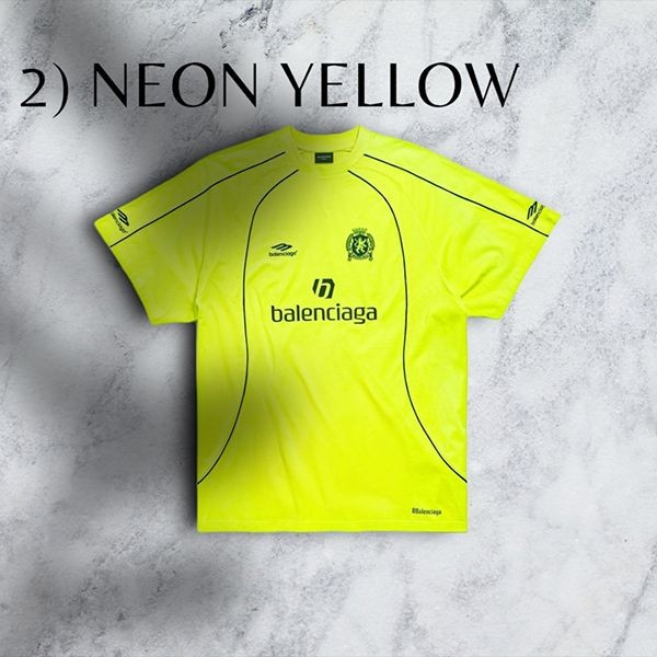 送料込追跡有バレンシアガ SOCCER T-SHIRT 偽物ユニフォームTシャツ777705TP