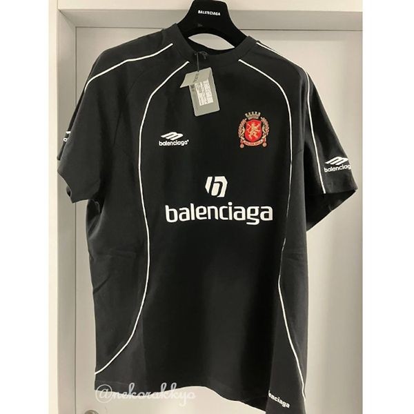 送料込追跡有バレンシアガ SOCCER T-SHIRT 偽物ユニフォームTシャツ777705TP