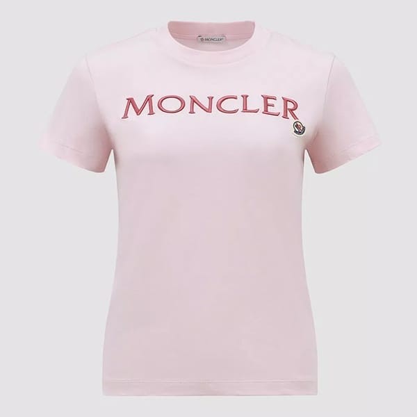 モンクレール 刺繍ロゴ コットン Tシャツ スーパーコピー 7色 J10938C00006829HP50B