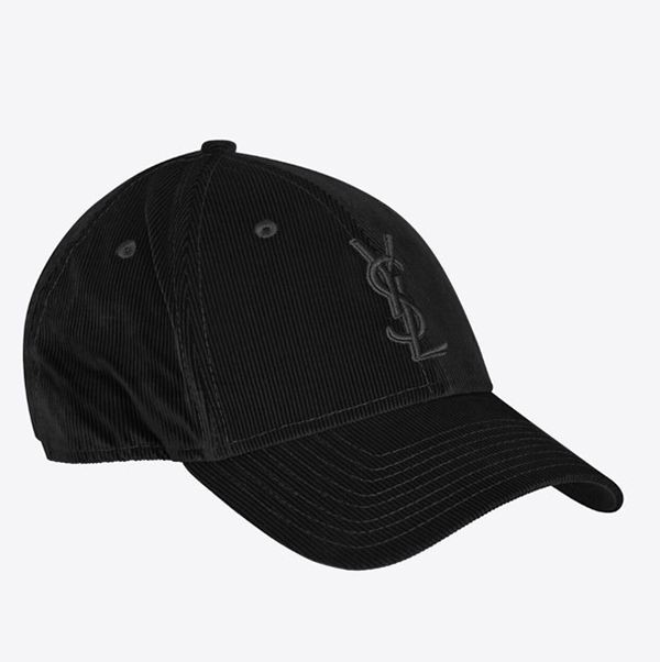 サンローラン New Era 偽物ロゴ コーデュロイ キャップ695048Y