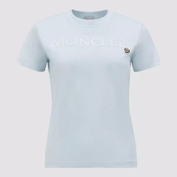 モンクレール 刺繍ロゴ コットン Tシャツ スーパーコピー 7色 J10938C00006829HP50B