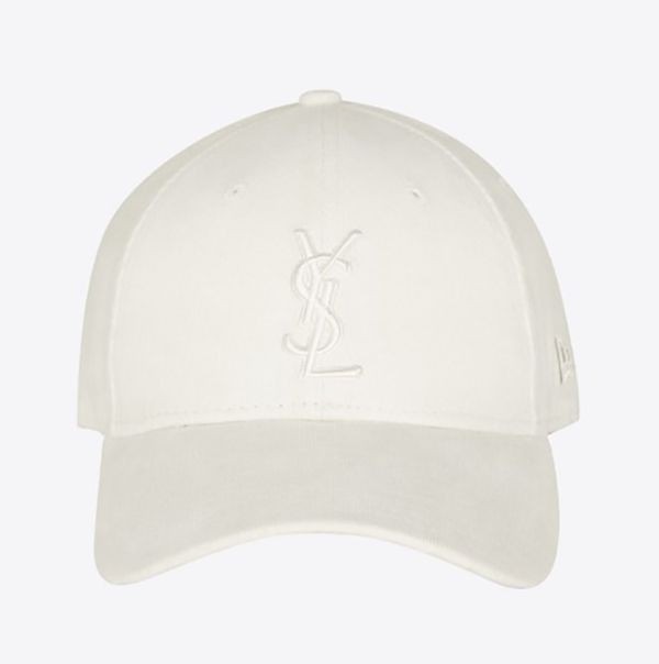 サンローラン New Era 偽物ロゴ コーデュロイ キャップ695048Y