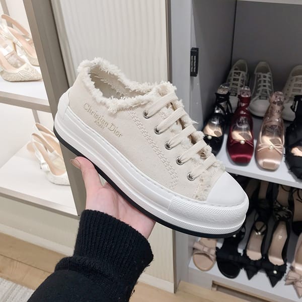 ディオール フェイク WalknDior プラットフォームスニーカー 2色 KCK412CVY_S900