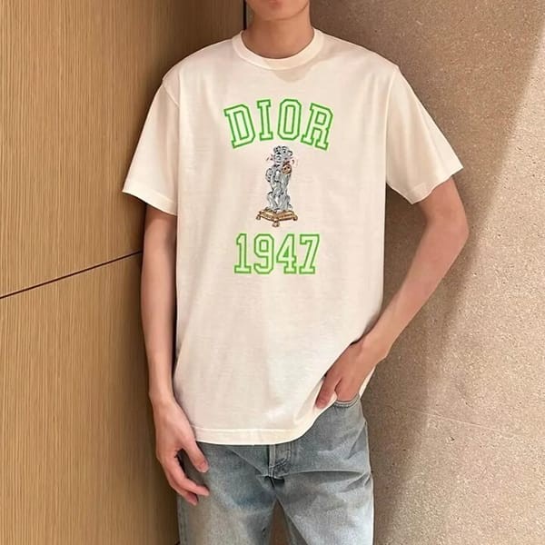 N級品ディオール リラックスフィット Bobby Tシャツ n級品 2色 483J635A0817_C186