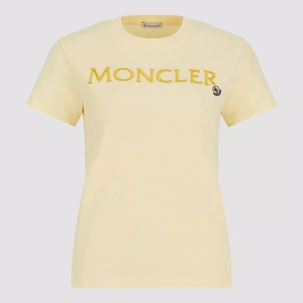 モンクレール 刺繍ロゴ コットン Tシャツ スーパーコピー 7色 J10938C00006829HP50B