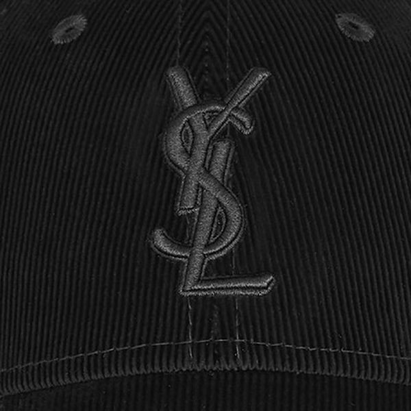 サンローラン New Era 偽物ロゴ コーデュロイ キャップ695048Y