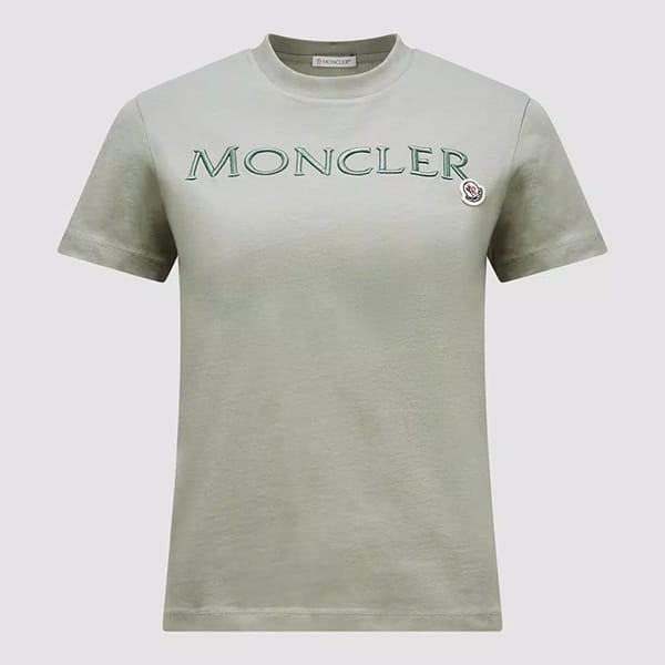 モンクレール 刺繍ロゴ コットン Tシャツ スーパーコピー 7色 J10938C00006829HP50B