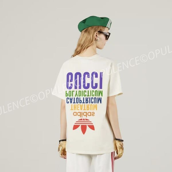 上品高見え■グッチ アディダス GGロゴ コラボ Tシャツ N級品717422 XJEXJ 9095