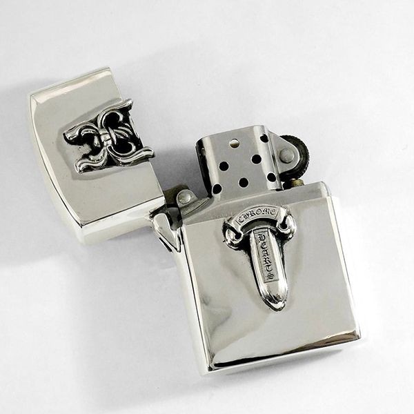 クロムハーツ ジッポー zippo ダガー 偽物 LIGHTERZ-V6 オイルライター ch06122