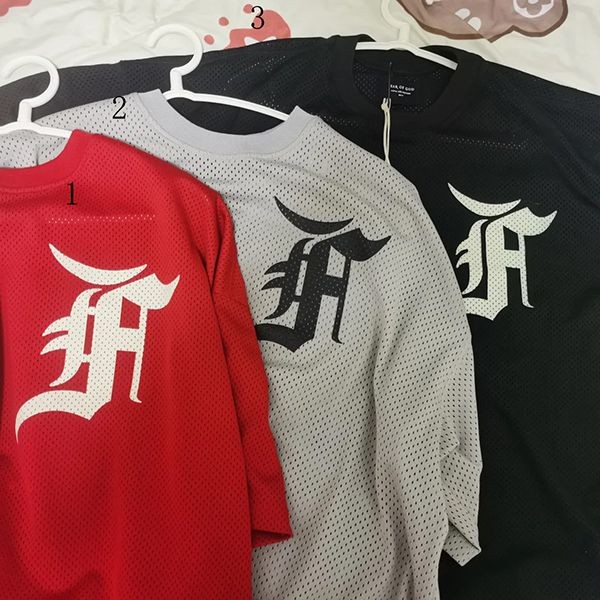 フィアオブゴッド メッシュ tシャツ 激安 3色 W24072301