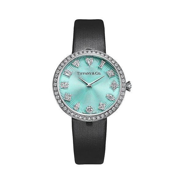 ティファニー コピーダイヤモンド付き 32 mm ラウンド ウォッチ tf07231