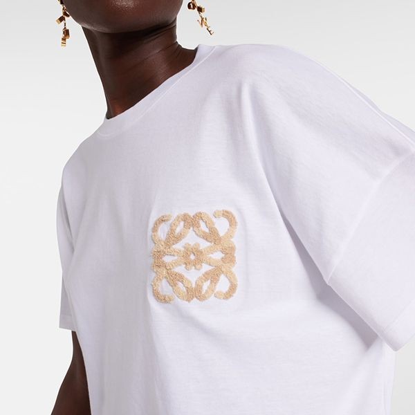 ロエベ paulas ibiza アナグラム コピーコットン ジャージー tシャツ low0722