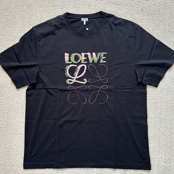 人気で可愛い☆ロエベ tシャツ コピーコットン リラックスフィット 半袖 tシャツ 2色low8031
