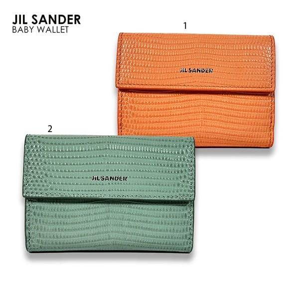 完売前に！ジルサンダー 偽物 baby wallet 三つ折り財布 ウォレット 2色 jie00004