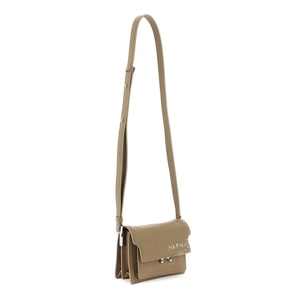 マルニ コピー ロゴ trunk soft ショルダーバッグ 4色 sbmp0075l